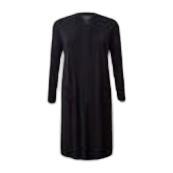 TORRID SOFTβBLACK SLUB LONG Cardigan Size 0=L 12 - Picture 5 of 16